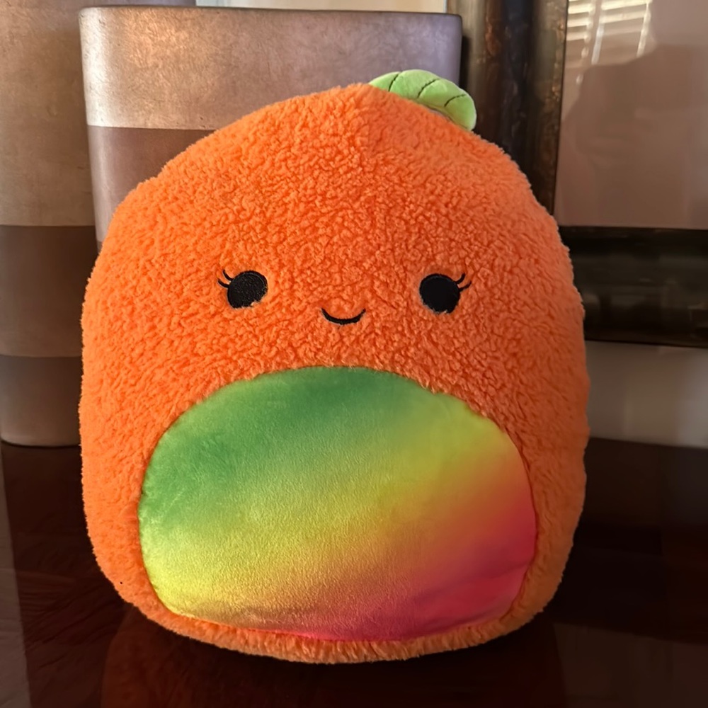 Squishmallows Fuzzy Mallows Plush 12" Louie The Mango